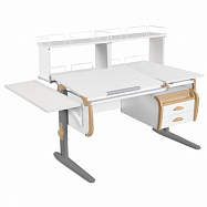 СУТ-25-05Д2 парта дэми сут-25-05д2 120 см раздельная с тумбой с приставкой и надстройками Дэми  парта дэми сут-25-05д2 120 см раздельная с тумбой с приставкой и надстройками Дэми СУТ-25-05Д2