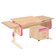 СУТ-25-03К парта дэми сут-25-03к 120 см раздельная с тумбой и приставкой Дэми  парта дэми сут-25-03к 120 см раздельная с тумбой и приставкой Дэми СУТ-25-03К